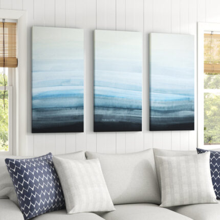” Coastal Mist ” by Norman Wyatt Jr. 3 – Pieces - Chic Decora