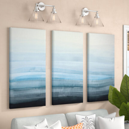 ” Coastal Mist ” by Norman Wyatt Jr. 3 – Pieces - Chic Decora