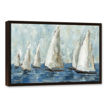 ” Coastal Sailboat Race “ - Chic Decora