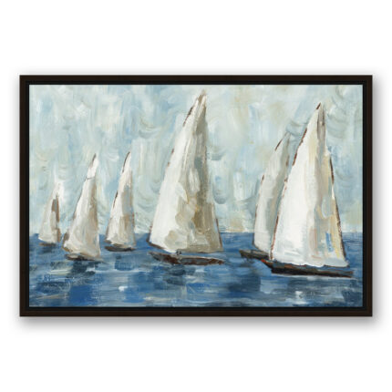 ” Coastal Sailboat Race “ - Chic Decora
