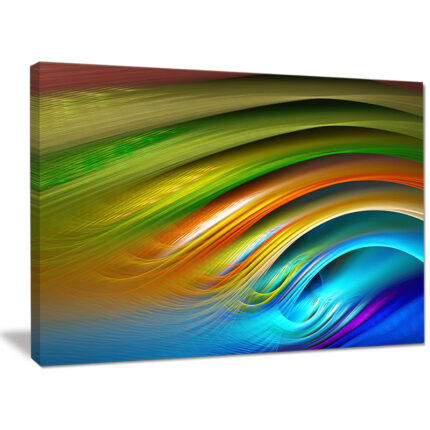 ” Colorful Fractal Water Ripples “ - Chic Decora