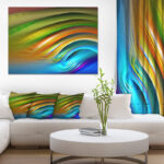 " Colorful Fractal Water Ripples " - Image 3