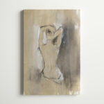 " Contemporary Draped Figure I " by Ethan Harper Painting Print - Image 5
