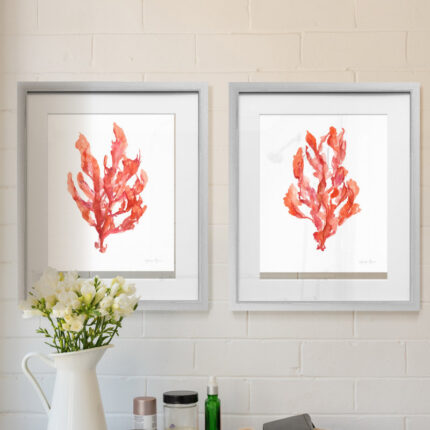 ” Coral Kelp I ” 2 – Pieces - Chic Decora