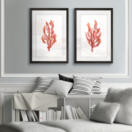 ” Coral Kelp I ” by Vincent Van Gogh 2 – Pieces - Chic Decora