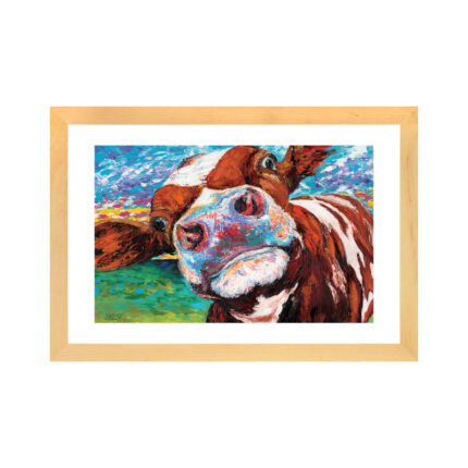 ” Curious Cow I ” by Carolee Vitaletti - Chic Decora