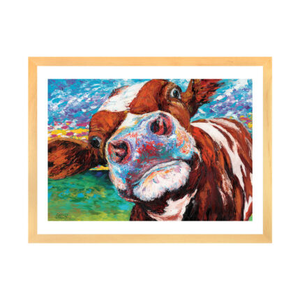 ” Curious Cow I ” by Carolee Vitaletti - Chic Decora