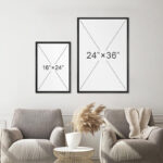 " Dark Black Color Field Landscapes " 2 - Pieces on Canvas - Image 3