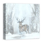 " Deer In Winter Wonderland " - Image 5