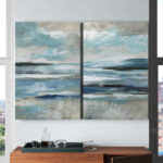 " Distant Drama I " 2 - Pieces Painting Print