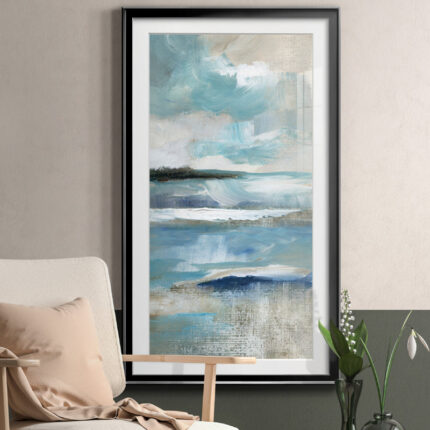 ” Distant Drama I ” Painting Print - Chic Decora