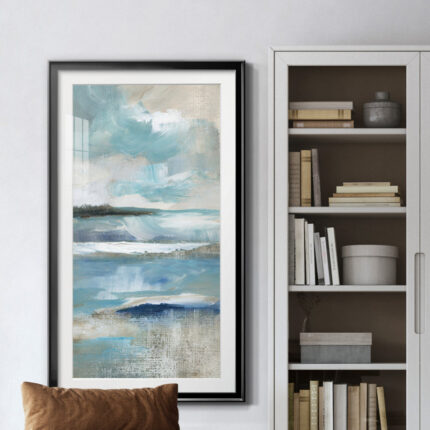 ” Distant Drama I ” Painting Print - Chic Decora