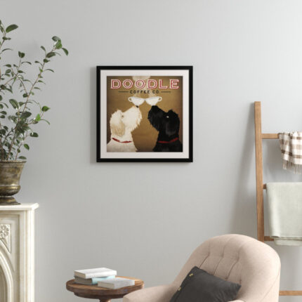 ” Doodle Coffee Double IV ” by Ryan Fowler - Chic Decora