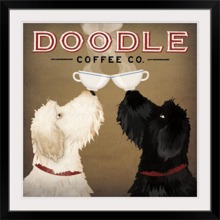 ” Doodle Coffee Double IV ” by Ryan Fowler - Chic Decora