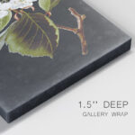 " Dramatic White Flowers I " 3 - Pieces - Image 3