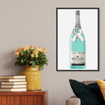 " Drinks And Spirits Priceless Champagne Bottle " by Oliver Gal - Image 2