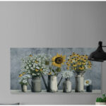 " Eccentric Sunflower " Painting Print - Image 5