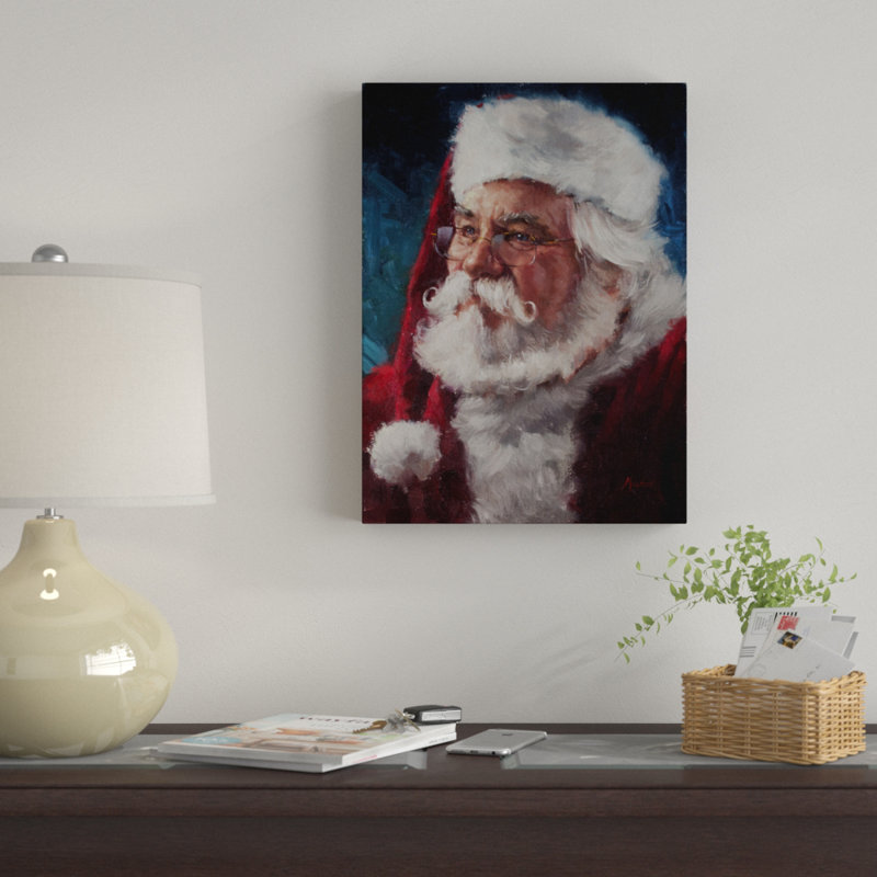 ” Elderly Santa Portrait ” by Meadowpaint - Chic Decora