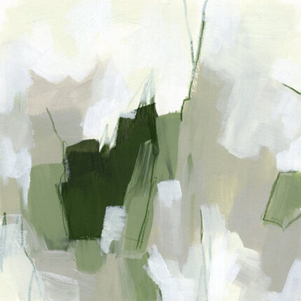 ” Emerald Fragment I ” by June Erica Vess Painting Print - Chic Decora