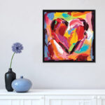 " Ethereal Strings " by Salaam Muhammad Painting Print - Image 3