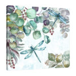 " Eucalyptus And Dragonfly " by Tre Sorelle Studios Painting Print - Image 5