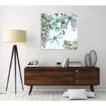 " Eucalyptus And Dragonfly " by Tre Sorelle Studios Painting Print - Image 6