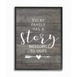 " Every Family Has A Story " by Lettered And Lined
