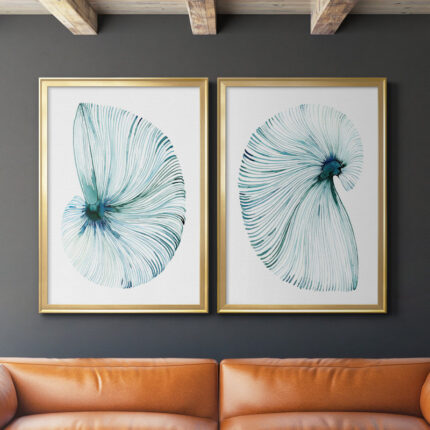 ” Eye Of The Ocean I ” 2 – Pieces Painting Print - Chic Decora