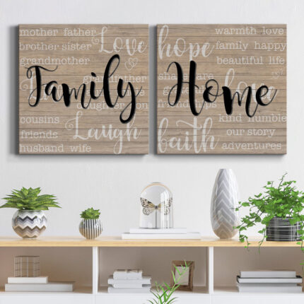” Family ” 2 – Pieces - Chic Decora