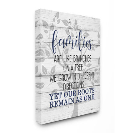 ” Family Branches And Roots Phrase Tree Growth Inspiration ” by Kim Allen - Chic Decora