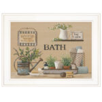 "Farmhouse Bath II" Framed Wall Art for Living Room, Bedroom Wall Decoration by Pam Britton - Image 2