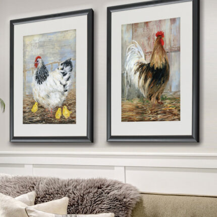 ” Farmhouse Rooster ” 2 – Pieces - Chic Decora