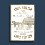 " Fashion And Glam Articles De Voyage Gold Leaf Road Signs " - Image 2