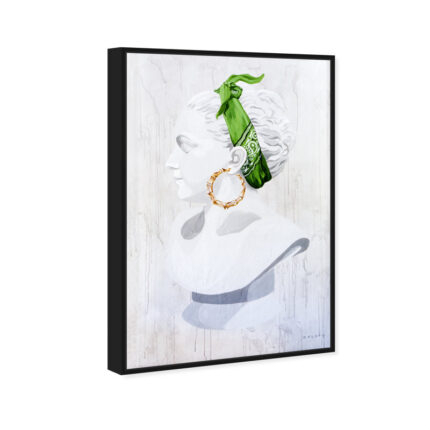 ” Fashion And Glam Celery Jones – Venus From The Block, Industrial White ” by Oliver Gal - Chic Decora