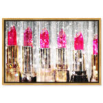 " Fashion And Glam Lipstick Collection, Glam Pink " by Oliver Gal - Image 2