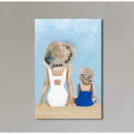 " Fashion And Glam Love You More, Glam Blue " by Oliver Gal - Image 2