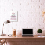 " Fashion Designer Flower Bookstack Pink White Watercolor " - Image 2