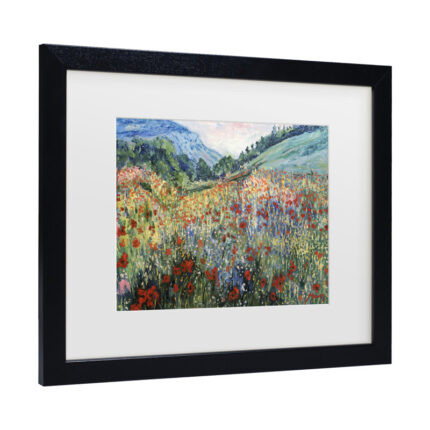” Field Of Wild Flowers ” Painting Print - Chic Decora