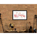 " Flamingo Fever I " by Anne Tavoletti