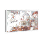 " Floral And Botanical Rose Gold Feast, Glam White " by Oliver Gal - Image 3