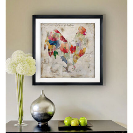 " Flowered Rooster "