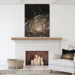 " Fractal Flower With Golden Rays " - Image 3