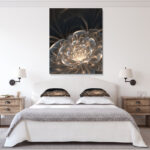 " Fractal Flower With Golden Rays " - Image 8