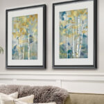 " Gilded Forest " 2 - Pieces