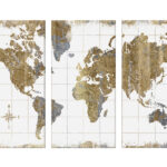 " Gilded Map " by All That Glitters