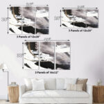 " Glam Painted Arcs II " 3 - Pieces - Image 6