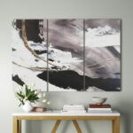 " Glam Painted Arcs II " 3 - Pieces