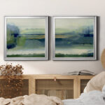 " Glistening Meadow Detail I " 2 - Pieces Painting Print - Image 5