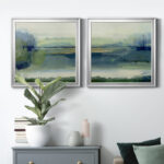 " Glistening Meadow Detail I " 2 - Pieces Painting Print - Image 4
