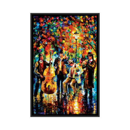 ” Glowing Music ” by Leonid Afremov - Chic Decora